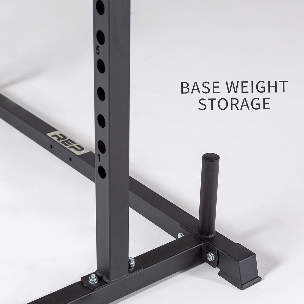 REP Fitness PR-1100 Power Rack Home Gym System, Compact Squat Cage with Multi-Grip Pull Up Bar, Adjustable, Rack Only
