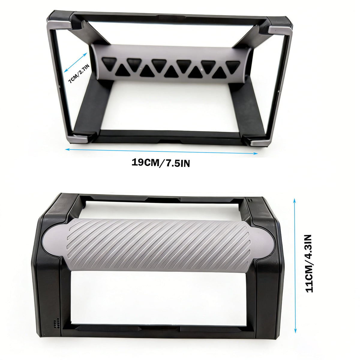 YIMOYIYA Triangular Push Up Bars with Non-Slip Base & Wrist Support – Stable Push Up Stands for Home Gym, Chest and Arm Workout Equipment for Men and Women (1 Pair)