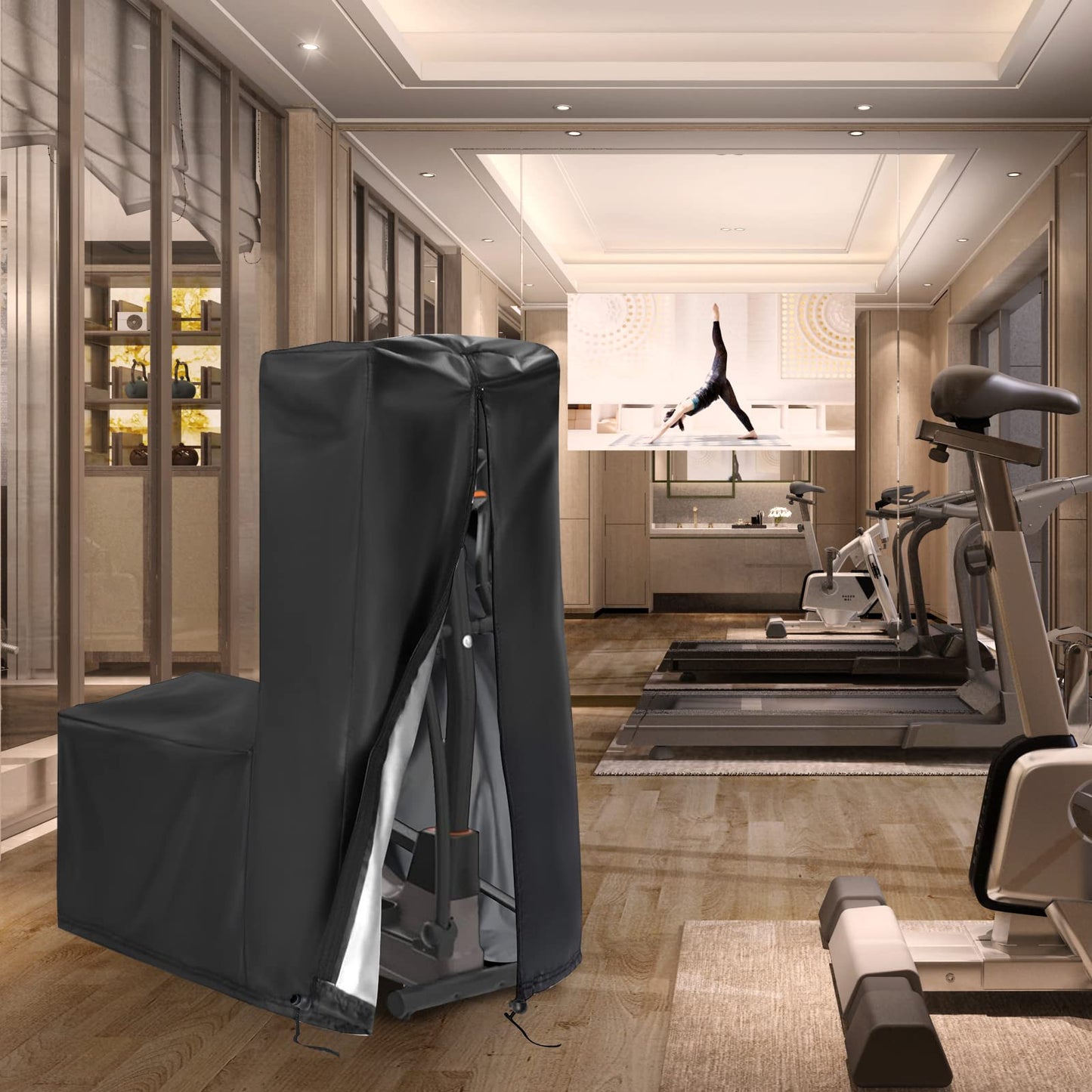 Aidetech Elliptical Exercise Machine Cover Fit for Niceday CT11, Dust-Proof Covers for Elliptical Trainer Machine for Home Use -48'D x 25''W x 62''H