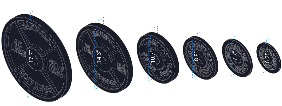 REP Iron Plates, 25 lb Pair