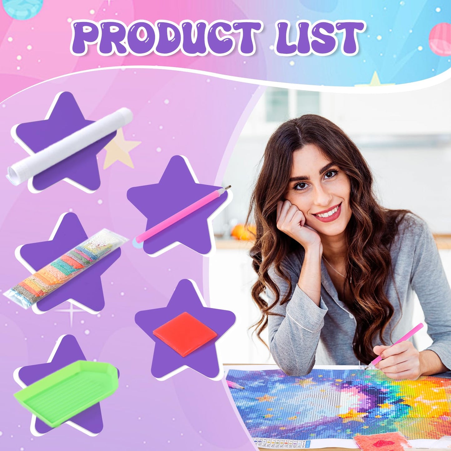 WXQZHF Yorkie Diamond Art Painting Kits, Cute Animals 5D Sparkling Diamond Painting Kit for Adults Beginners Home Wall Decor DIY Gift Drill Round Art Gems 12x16 inch