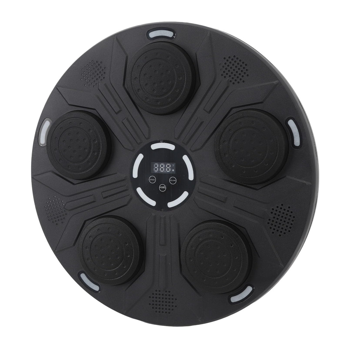 Qinlorgo Music Boxing Machine, Rechargeable Bluetooth Electronic Boxing Target with Adjustable Light Jumping Speed, Wall Mounted Punching Equipment for Kids Adults Home