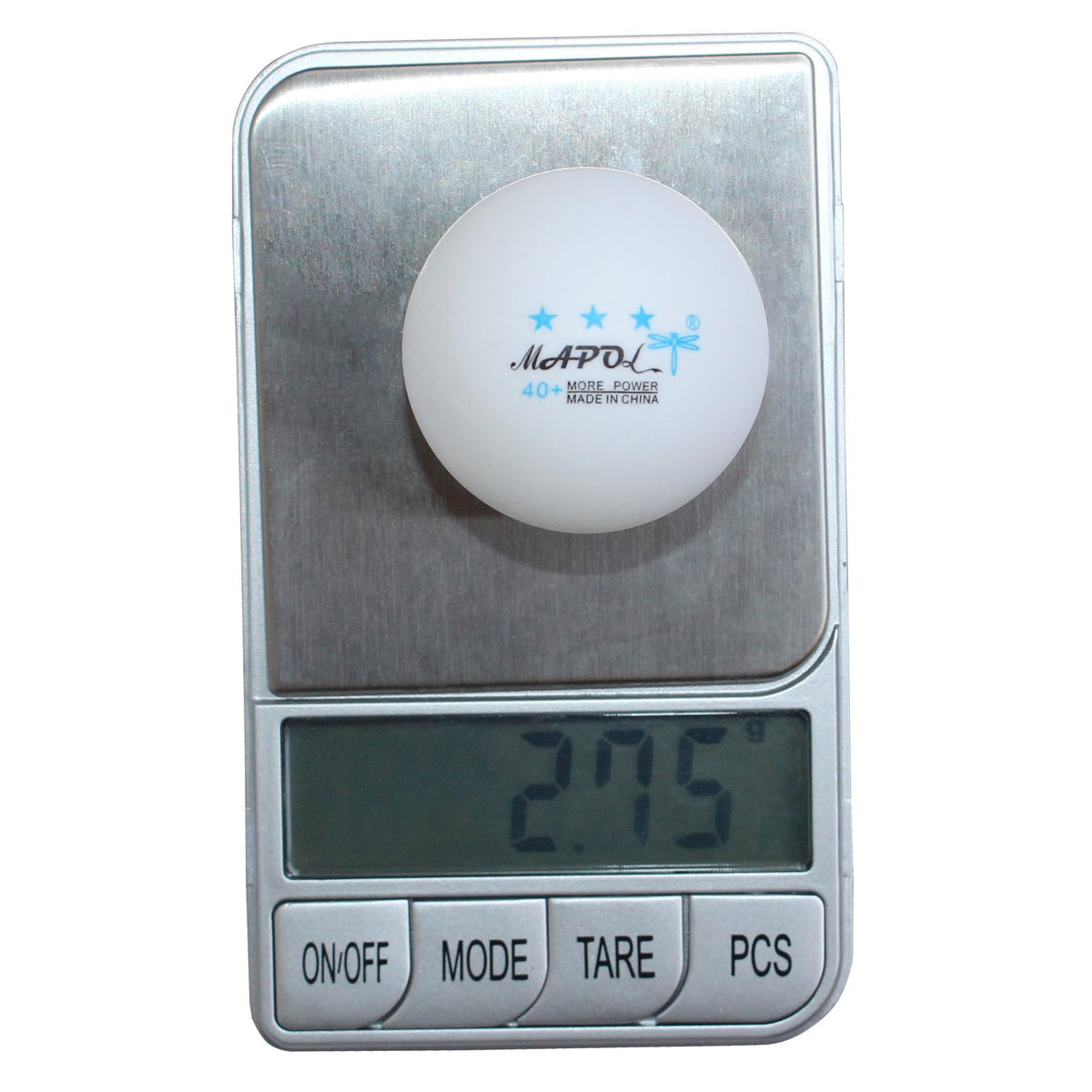 MAPOL 100 Pack White 3-Star Table Tennis Balls Advanced Training Ping Pong Ball