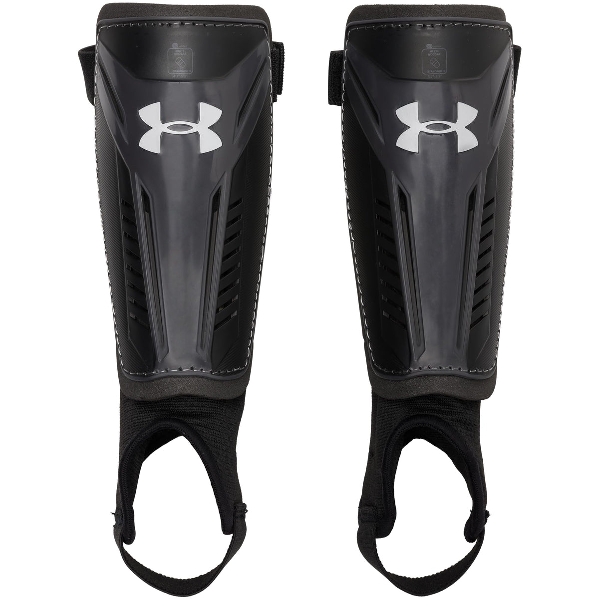 UA Challenge Shin Guard YTH Black/Castle Rock L