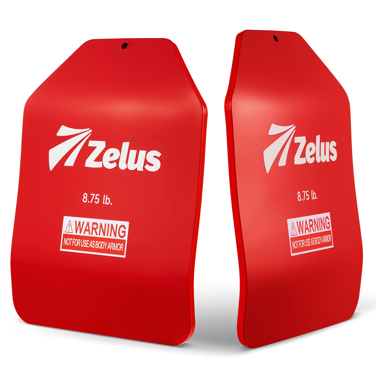ZELUS Curved Weighted Vest Plates for Workout, 8.75LB Pairs Steel Weight Plates for Tactical Weight Vest, Ergonomic Training Plates for Running, CrossFit & Strength Training