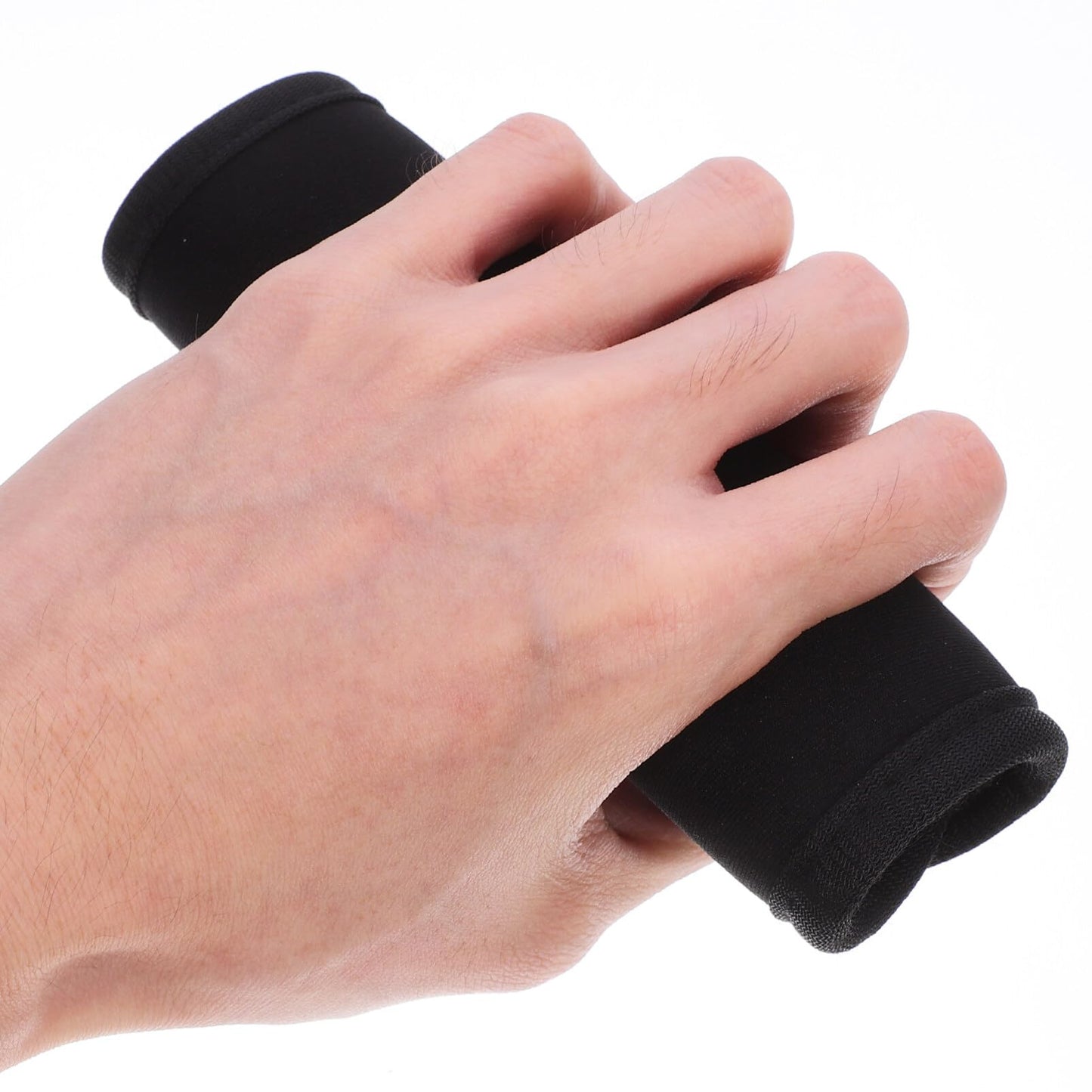 HANABASS 2 Pack Barbell Grips Weightlifting Dumbbell Handles Pad Thick Bar Wrap Cushion for Powerlifting Strength Training Horizontal Bars Cover Anti-slip Grip Support