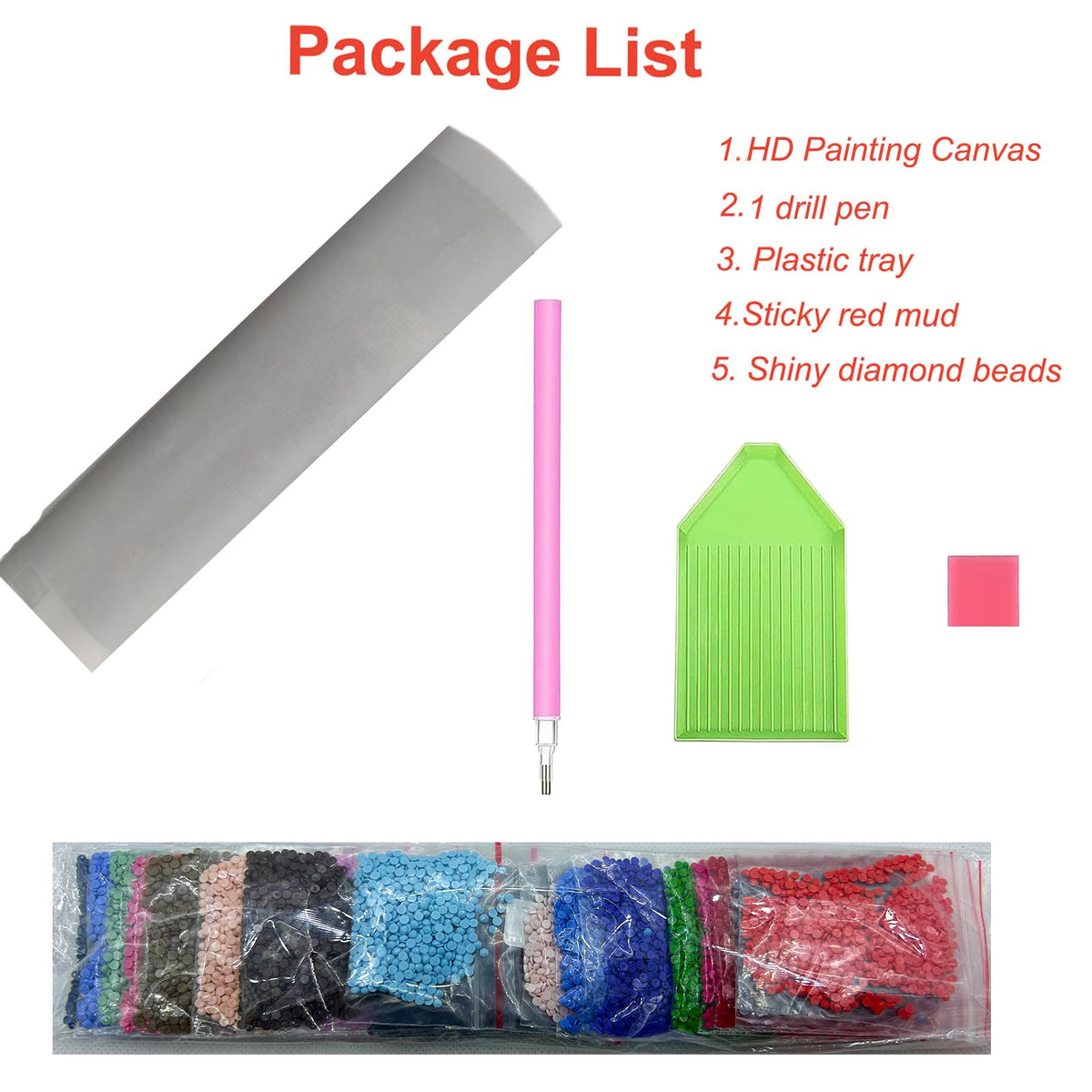 Lvmuu 5D Horse Diamond Art Kits for Adults, Large Full Round Drill Animal Diamonds Painting Sets for New Beginner Paint with Diamonds Art Crafts Home Decoration 16x16in