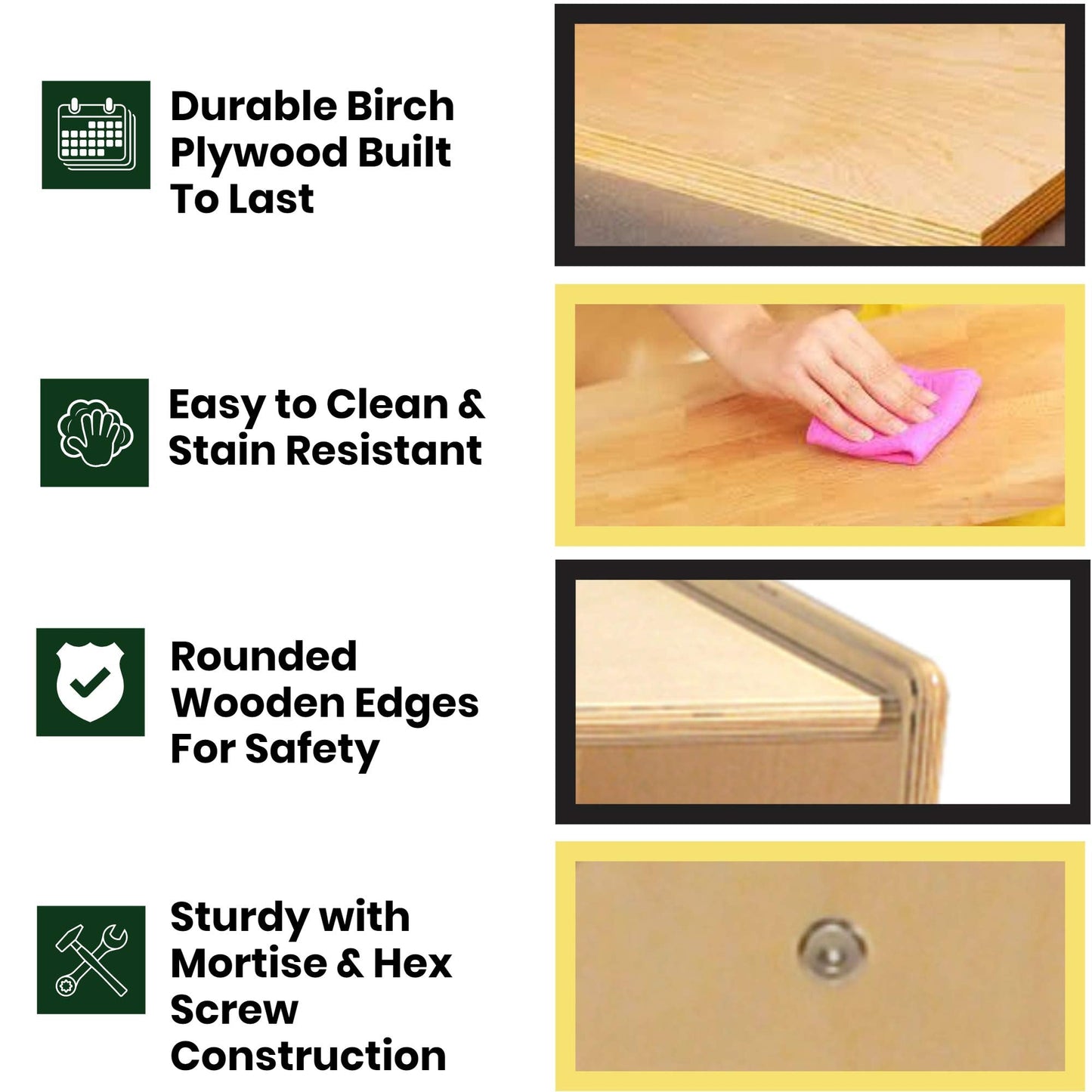Wood Designs 5 Section Seat Locker