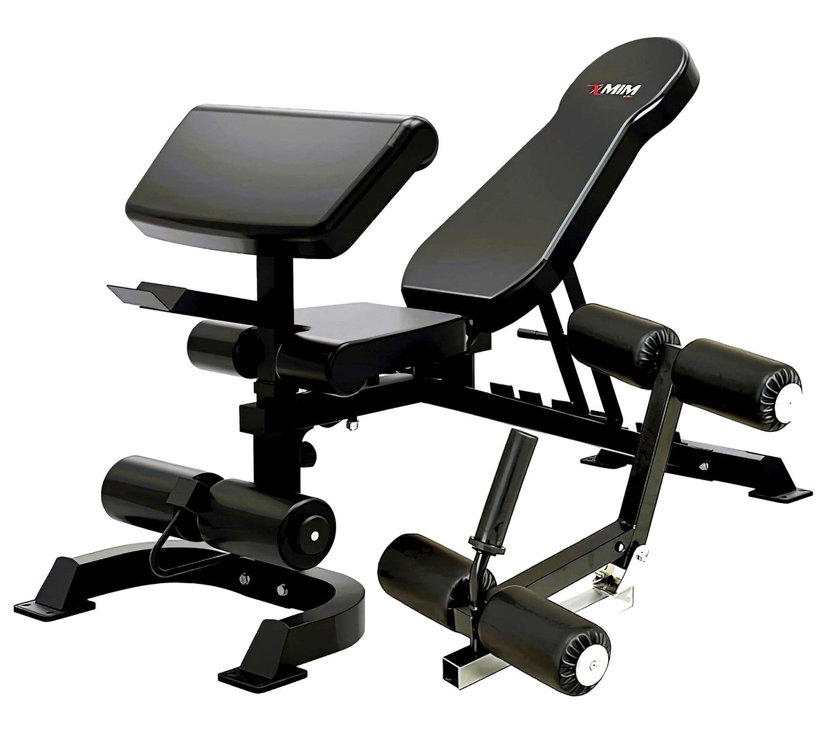 MiM USA Pro Master, All in One Home Gym, Smith Machine & Functional Trainer, 2000LB Capacity, W/ Adjustable Bench, Arm Curl & Complete Attachment