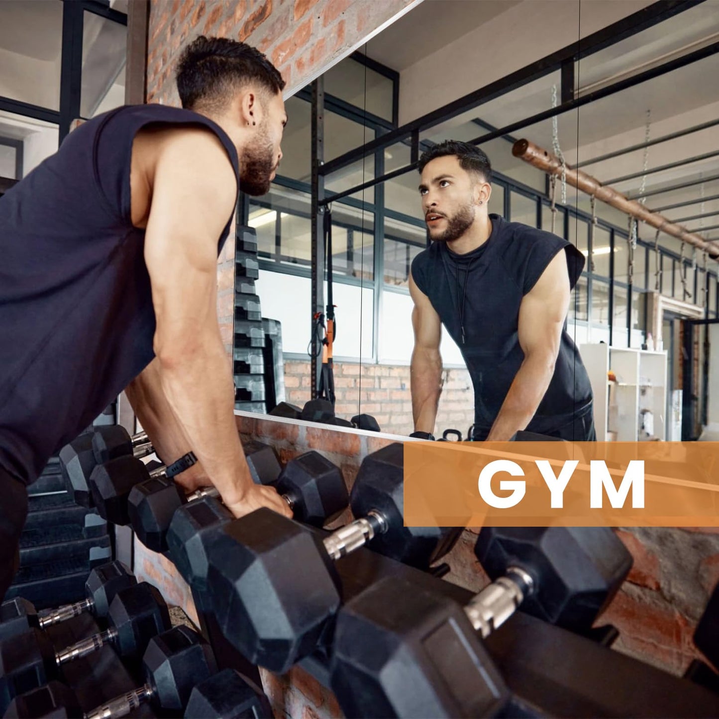pertetey Home Gym Mirror, 63X28 Inch(Each)-2Pack Large Frameless Tempered Glass Full Body Wall Mounted Mirror for Gym, Yoga, Exercise, Dance Studio