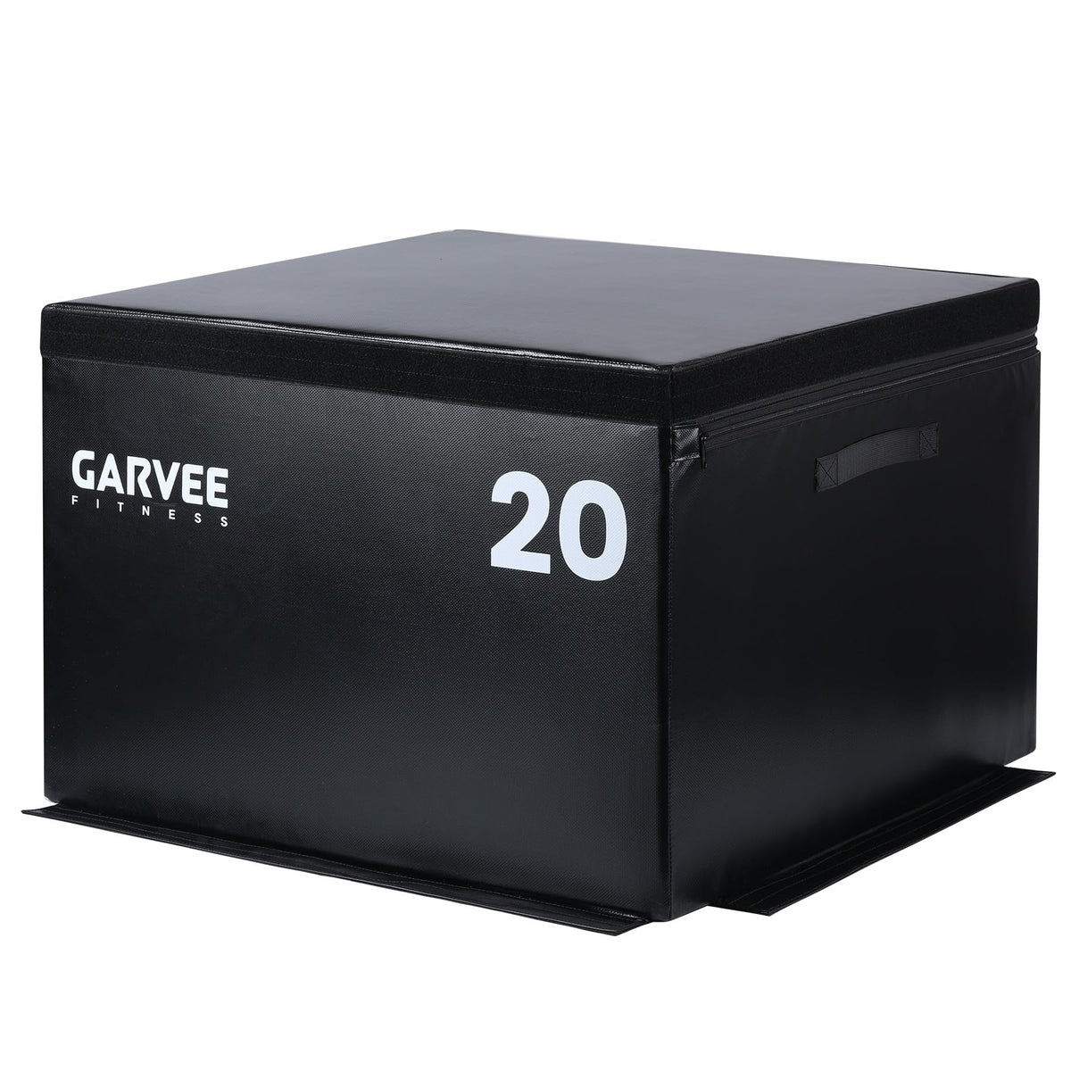 Garvee Stackable Plyo Box 20 Inch, Adjustable Plyometric Jump Box, Soft Foam Step Up Boxes for Home Gym Workouts, Soft Plyo Box for Professional Strength, HIIT, Step-Ups, and Agility Training