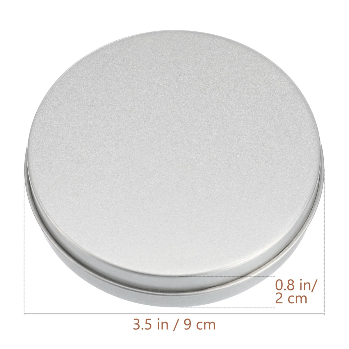 iplusmile 20Pcs Round Metal Tins, Silver Aluminum Empty Cans with Lids for Korean Candy Cookie Game, Candle Making Containers, Salve Cosmetic Spice Storage Jars (2oz)