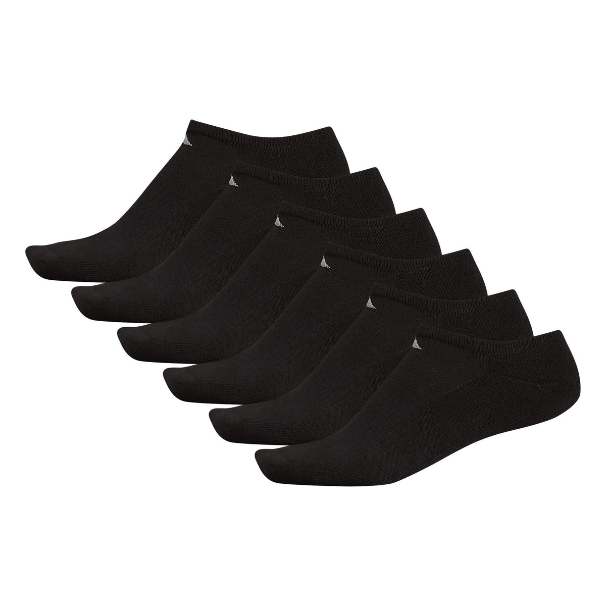 adidas Mens Athletic Cushioned No Show Socks (6 Pairs) Durable & Comfortable