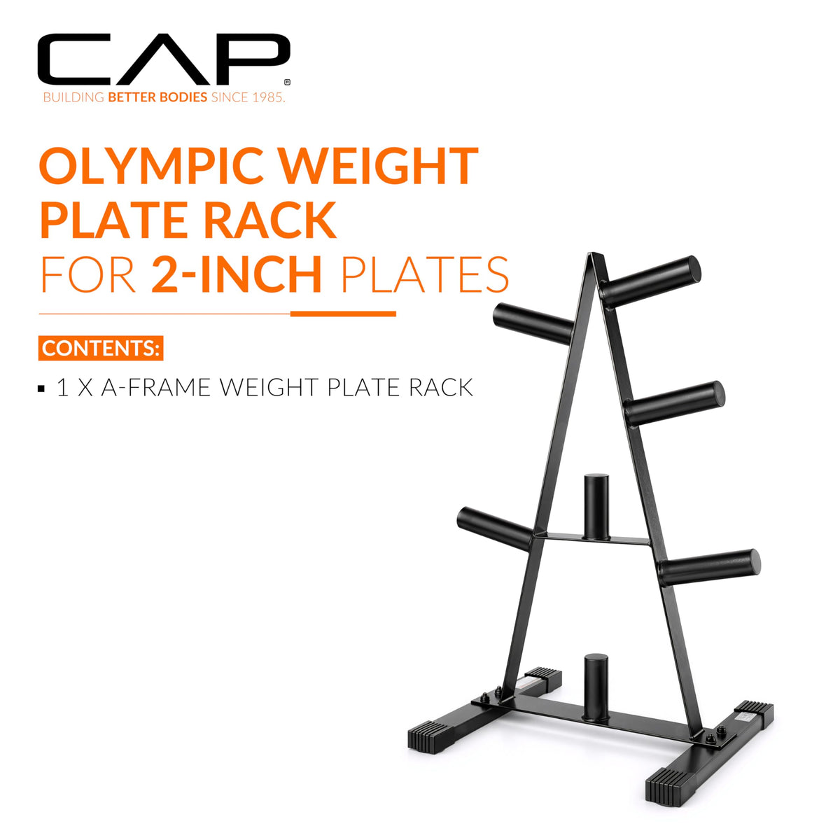 CAP Barbell Olympic 2-Inch Plate Rack