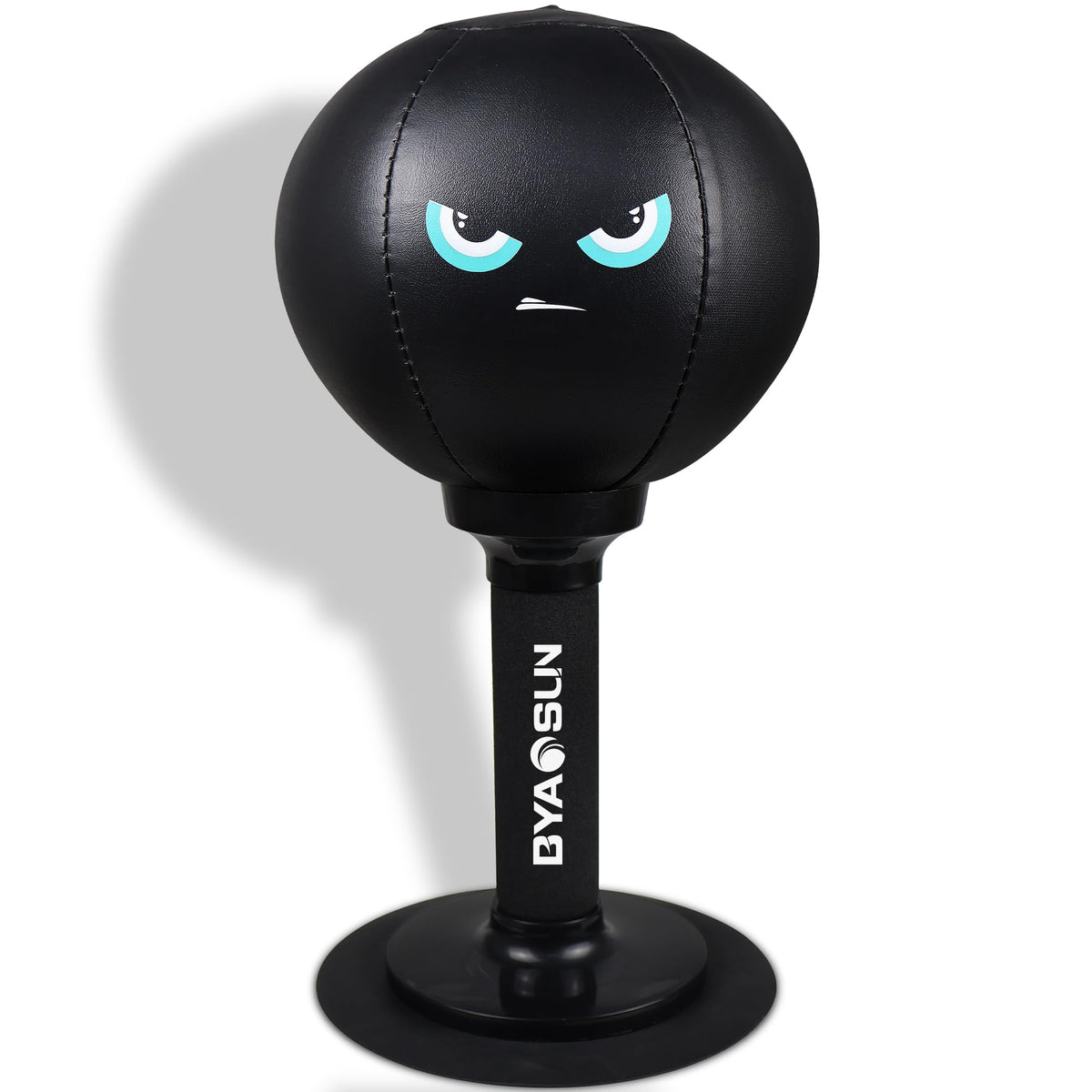 Desktop Punching Bag,Portable Strong Suction Cup Boxing Bag Speed Balls,for Home or Office Boxing Stress Relief Training,Fun Punch Gift for Kids or Adult or Coworker(Black)