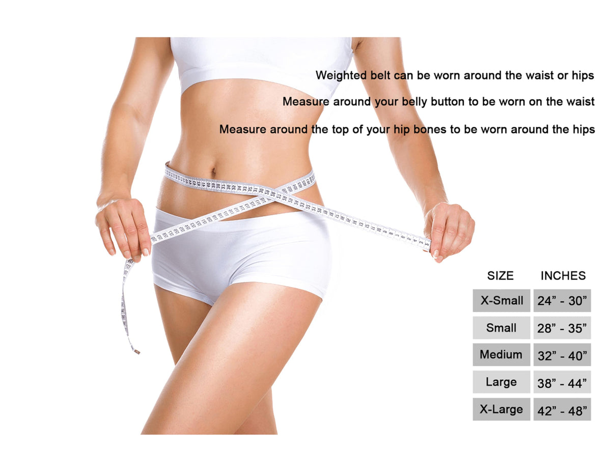 W8FIT Adjustable Weighted Belt for Men & Women – Rucking Belt for Walking, Hiking & Strength Training (8 LB Medium)