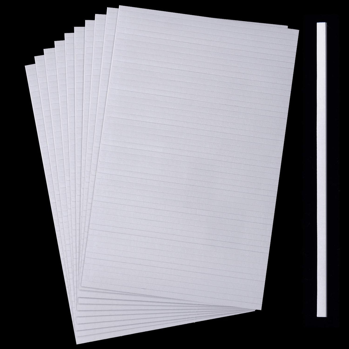 Outus 20 Sheets Foam Strips 1000 Pcs Double Sided Adhesive Foam Tape 3D Craft Tape for DIY Handmade Mini Stickers for Art Crafts Scrapbooking Card Making Office Supplies, 5.91 x 0.12 Inches
