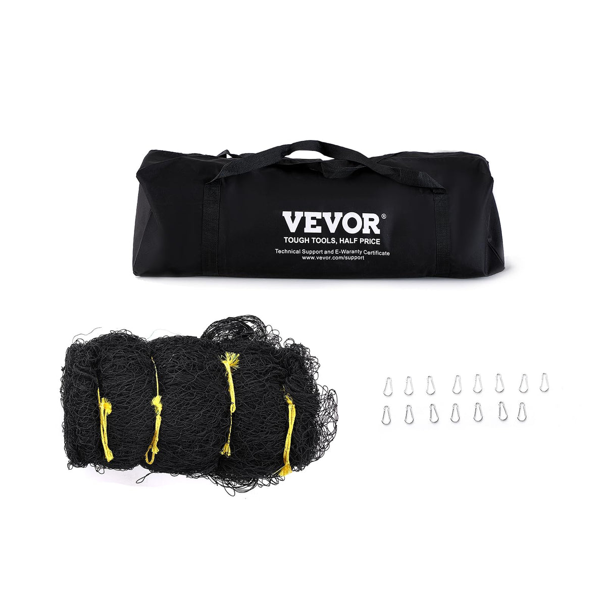 VEVOR Baseball Batting Netting,35 FT Softball Baseball Batting Hitting Training Net, Professional Practice Portable Pitching Cage, Heavy Duty Enclosed PE Net, with Door & Carry Bag (NET ONLY).