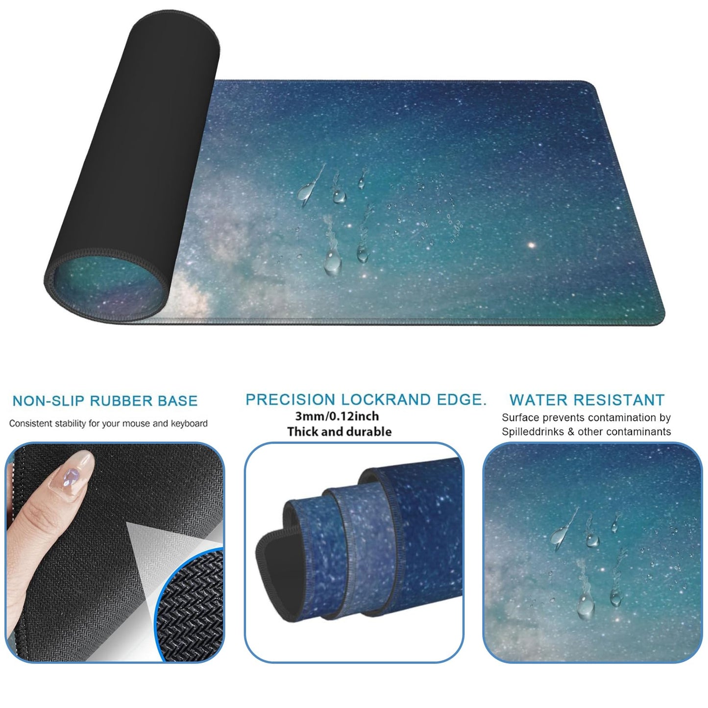 ainori Sugar Skull Gaming Mouse Pad,12x31.5in Non-Slip Rubber Day of The Dead Desk Mat,Large Extended Mousepad for Office Home Laptop,Halloween Mice Pads Gifts,Festive Game Lover Deskmat Decor