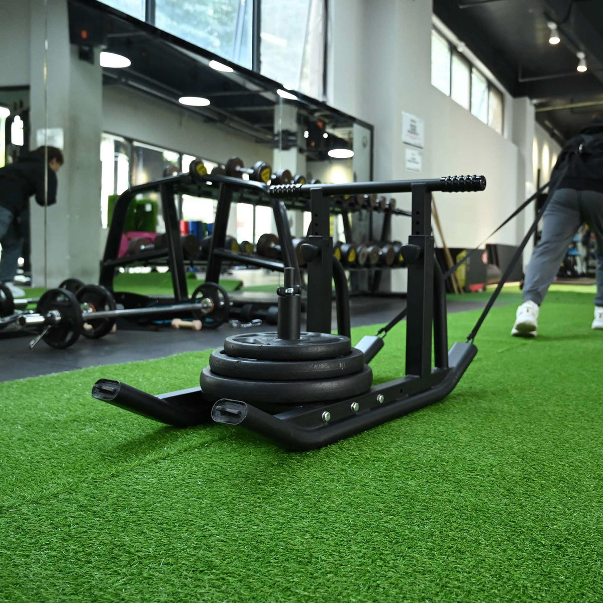 Yescom Sports Sled Strips Turf Gym Turf Flooring for Weight Sled Push Gym Equipment Outdoor Indoor Use 33'x3'(100 Sq.Ft) 0.8" H