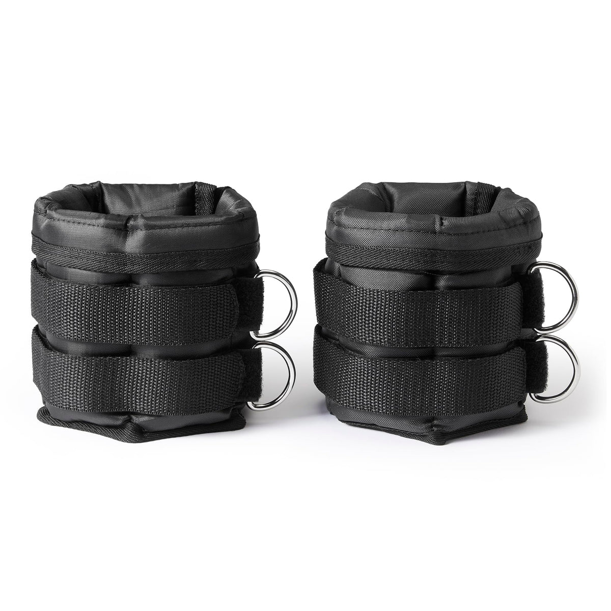 Amazon Basics Adjustable Ankle Weights for Resistance Training, 2.26 kg Set (1.13 kg Each), Black