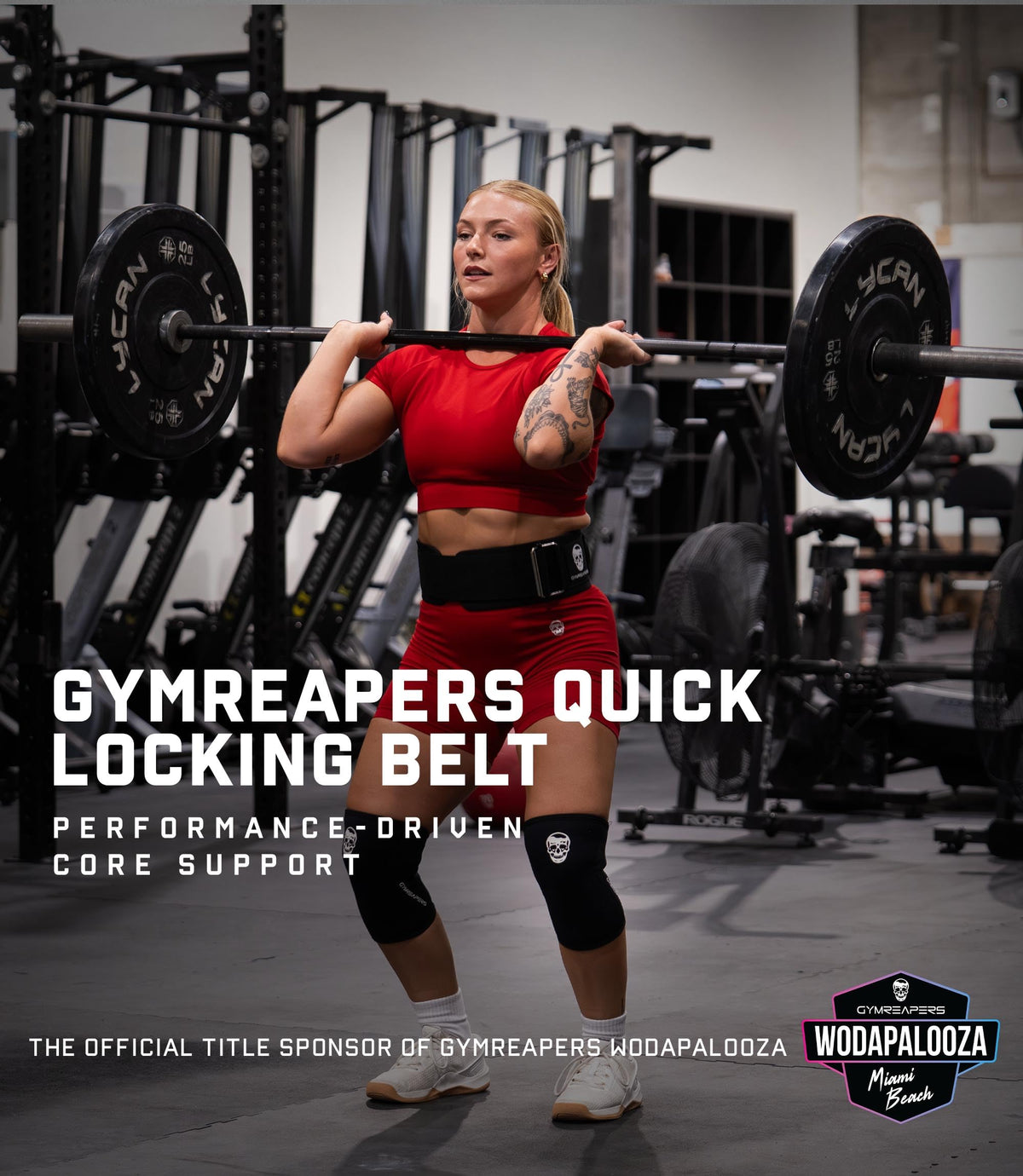 Gymreapers Quick Locking Weight Lifting Belt for Men Gym Belt for Powerlifting Deadlift Belt with 4 Inch Neoprene Metal Buckle Back Support Weightlifting Belt Women (Large, Purple)