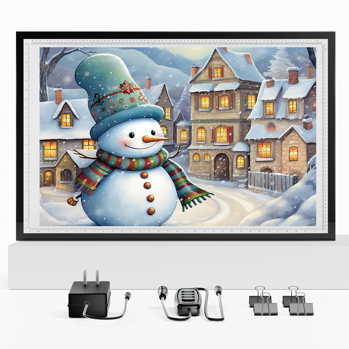 A1 Light Pad Tracing Light Box, Diamond Art Light Board with 3 Color Modes&10 Levels&Stepless Dimming, DEAR CARBON Light Table for Tracing, Drawing, Sketching and Weeding Vinyl