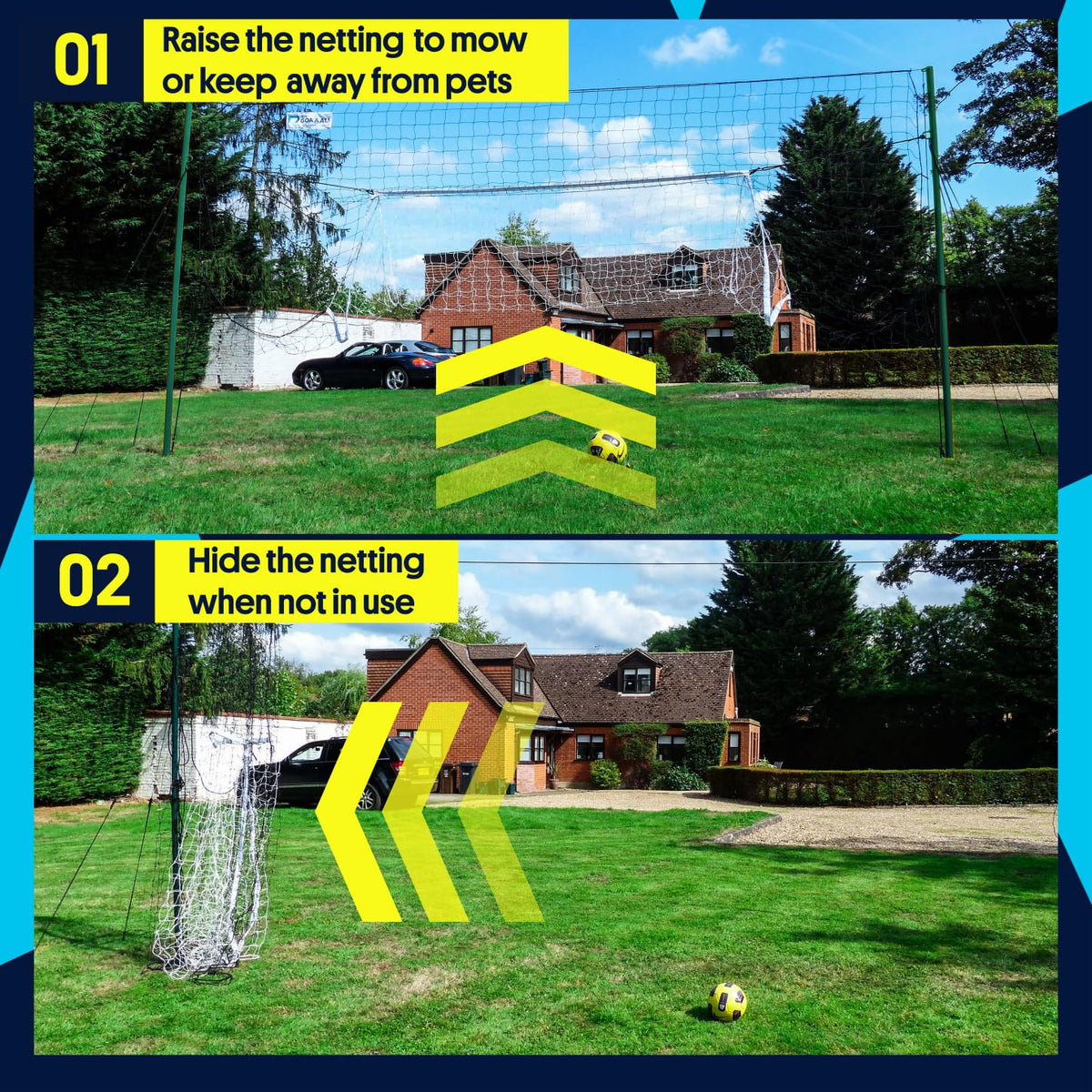 Open Goaaal Soccer Rebounder/Goal/Backstop All-in-One (Standard)