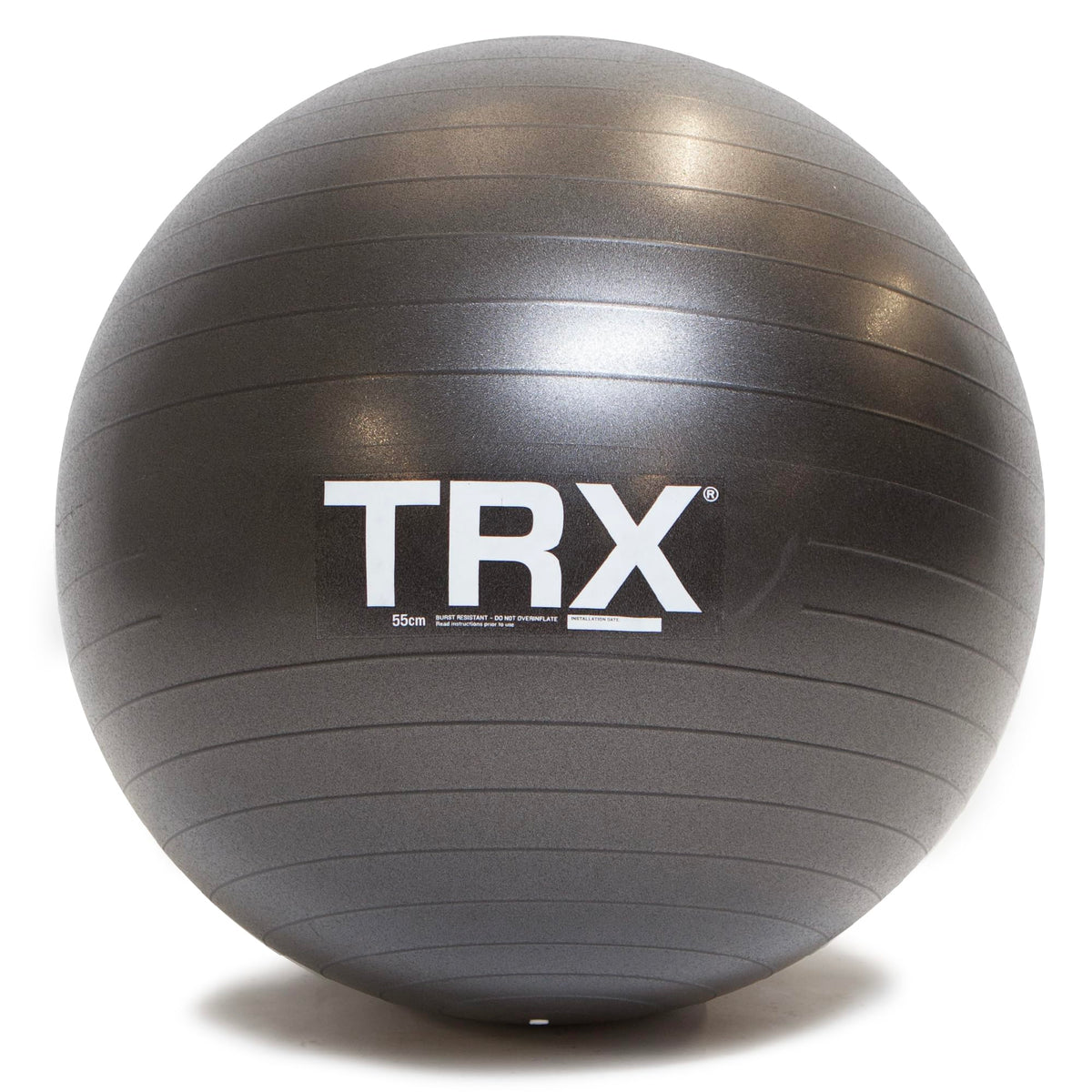 TRX Training Stability Ball for Improving Posture and Core Strength, Yoga Ball for Gym, 55 cm