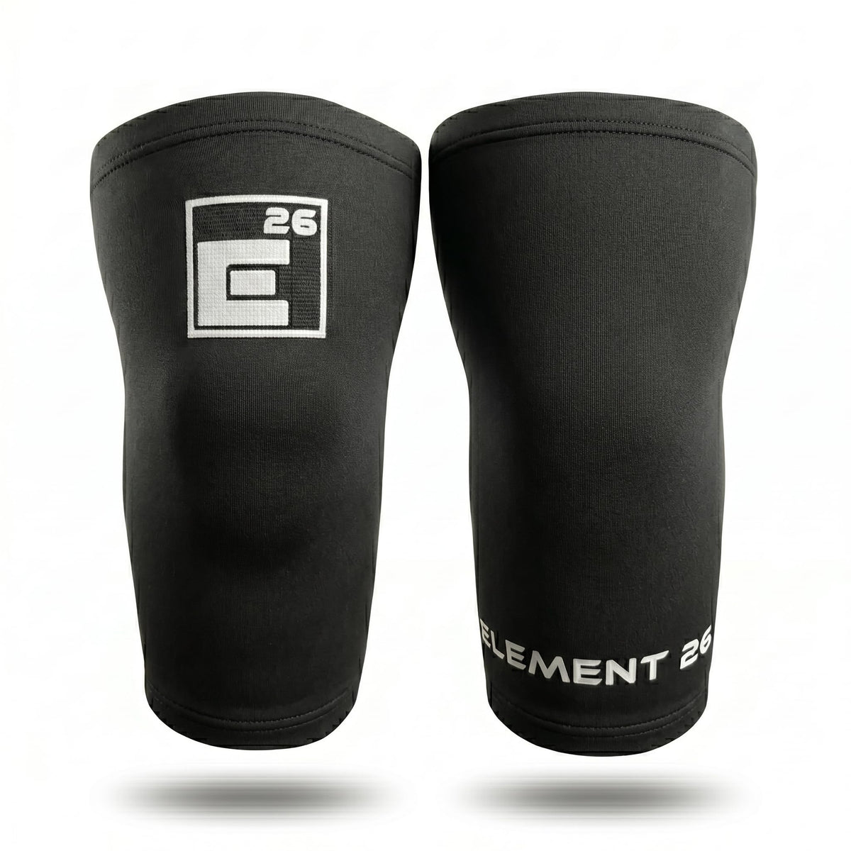 Element 26 Agility Knee Compression Sleeve - 1 Pair (3mm) Compression Knee Sleeve - Knee Support for Working Out - Running & Weight Lifting Knee Sleeves | For Men & Women (Medium, Black)