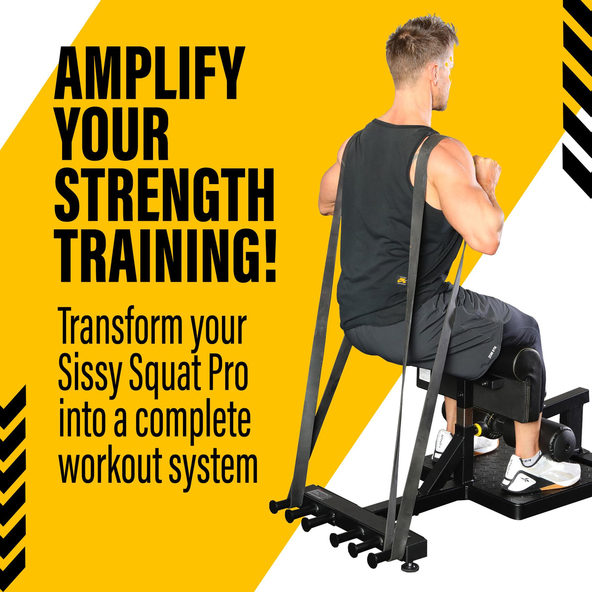 Powertec Resistance Band Pegs (Set of 2) - Compatible Only with Sissy Squat Pro Equipment - Home Gym Accessories