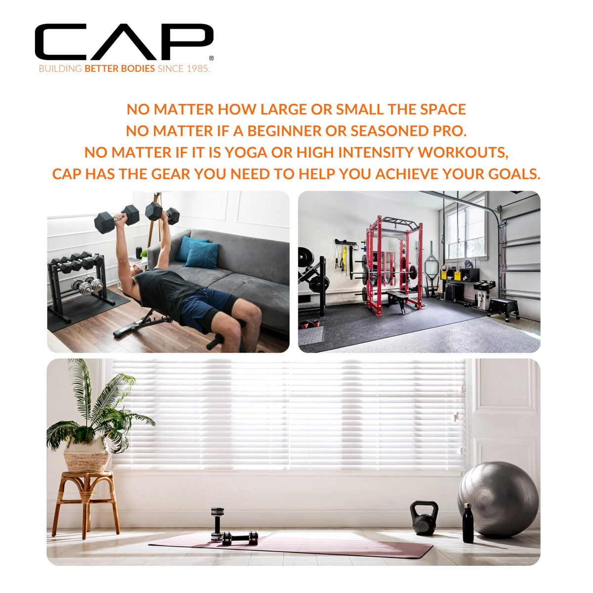 CAP Barbell Olympic 2-Inch Plate Rack