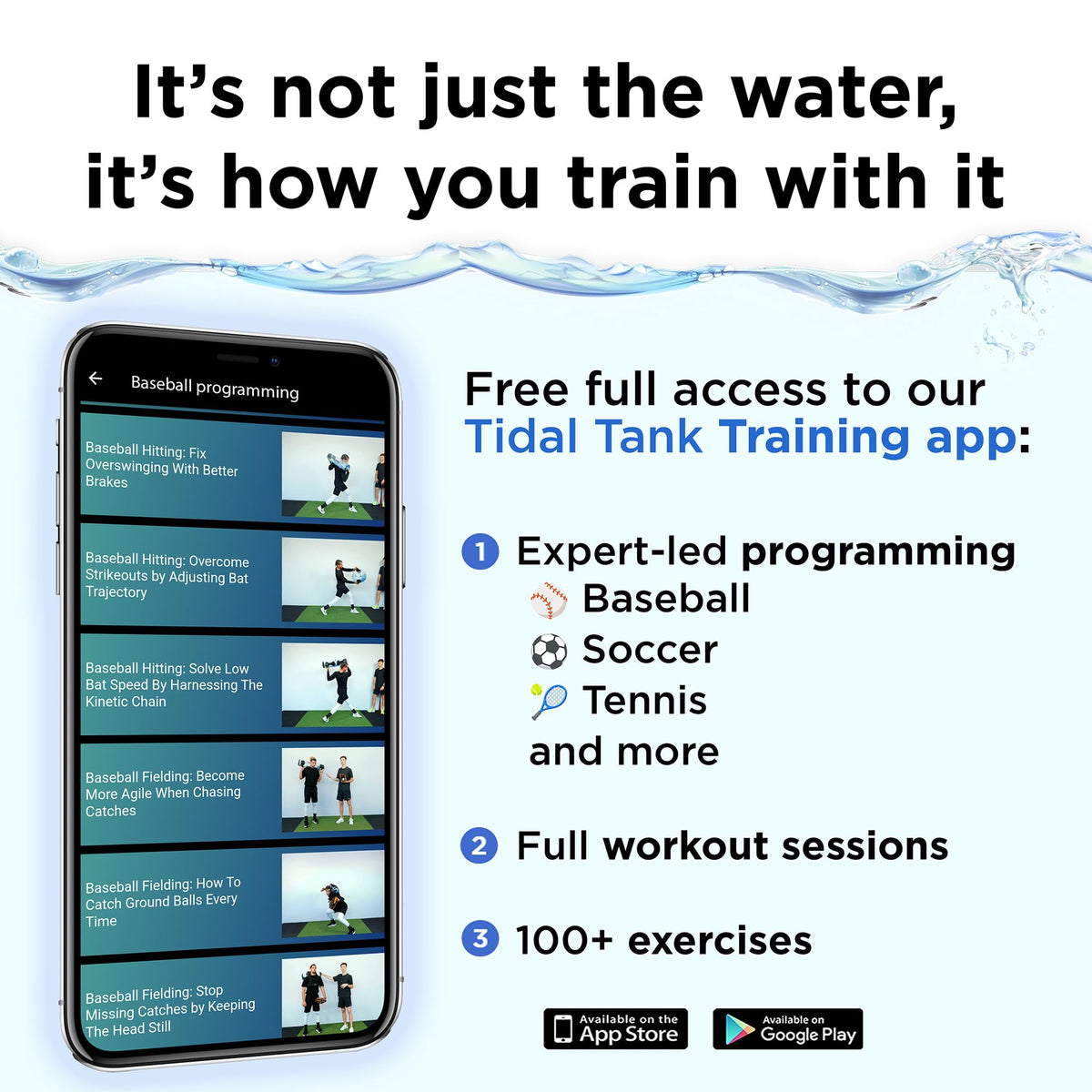 Tidal Tank - Original Aqua Bag Kettle Bell - Training Power Bag with Water Weight - Ultimate core and Balance Workout - Portable Stability Fitness Equipment
