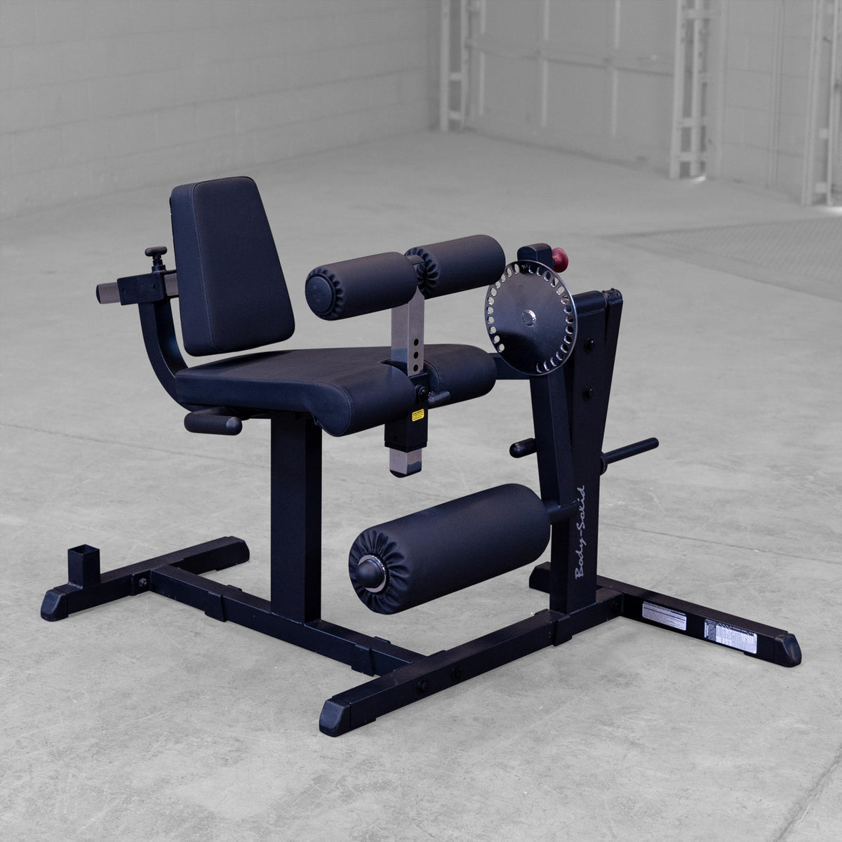 Body-Solid (GCEC340B) CAM Series Adjustable Leg Extension and Curl Machine - Comfortable, Heavy-Duty Home Gym Equipment for Hamstring and Quad Workouts - Black/Gray