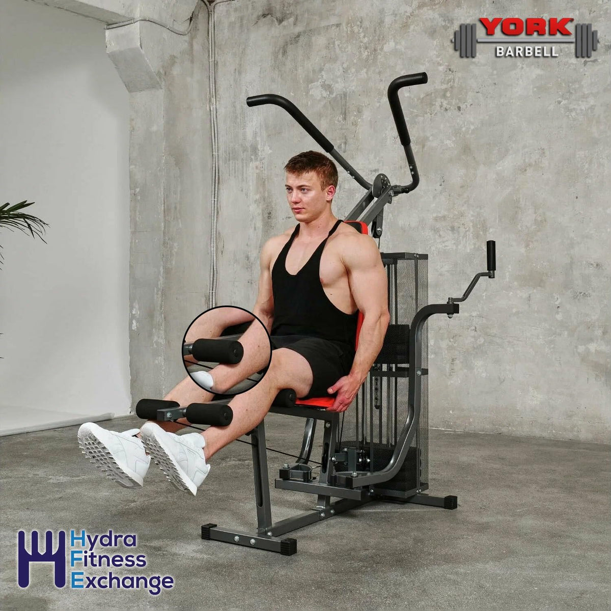 Hydra Fitness Exchange Weight Bench Round Pad End Cap 280313 | Heavy Duty Plastic Material Black Cap | Exercise Fitness Workout Equipment Home Gym Accessories for Gold's Gym Wei.der Strength System