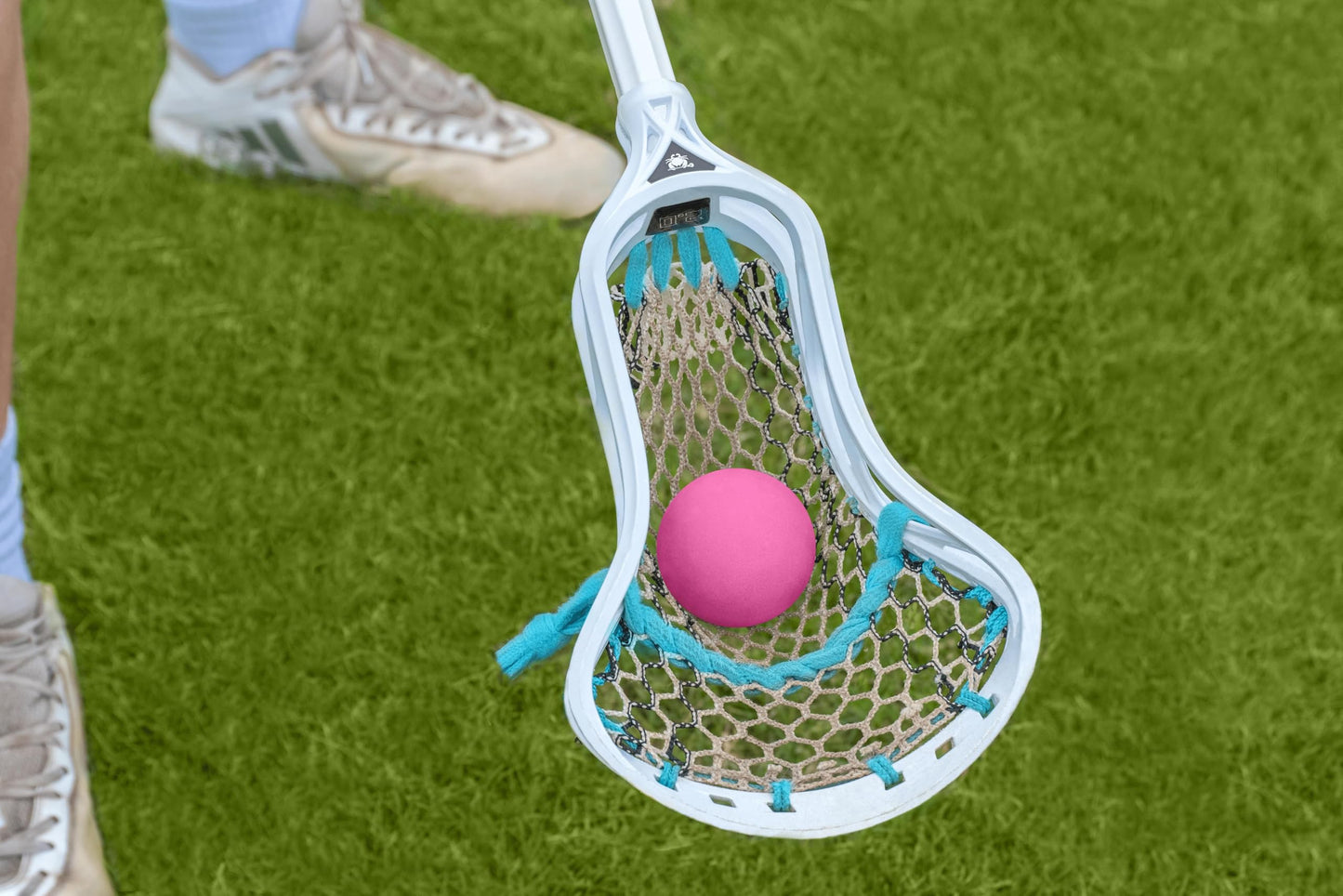 Velocity Soft Foam Lacrosse Balls, Lacrosse Soft Practice Balls for Youth Beginners, Indoor Training Lacrosse Softballs for College and High School, Same Size as Regulation - Pink, 12