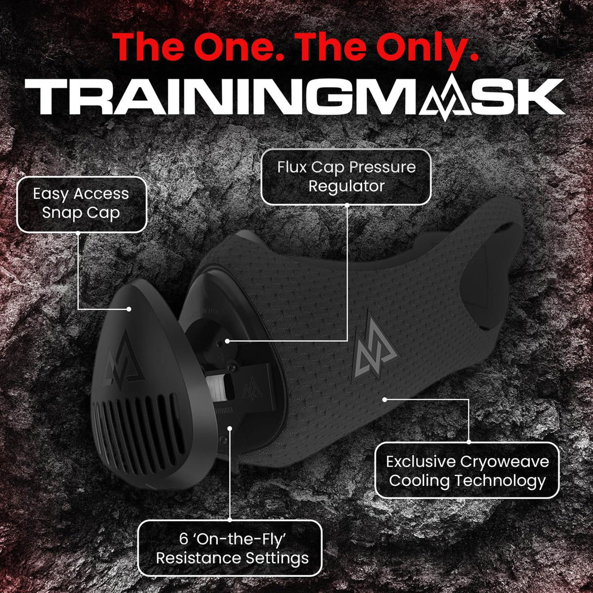 TRAININGMASK 3.0 - Elevation Training Mask 3.0 - Stamina, Performance, Altitude Running Mask, Clinically Proven & Patented (Medium)