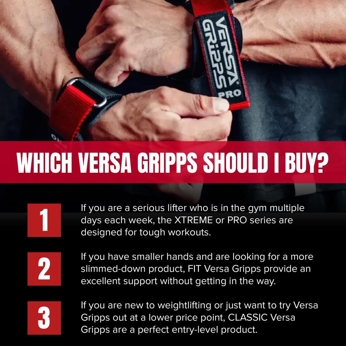 Versa Gripps® Fit Pro, Made in the USA, Wrist Straps for Female Athlete, the Best Training Accessory, Midnight, S