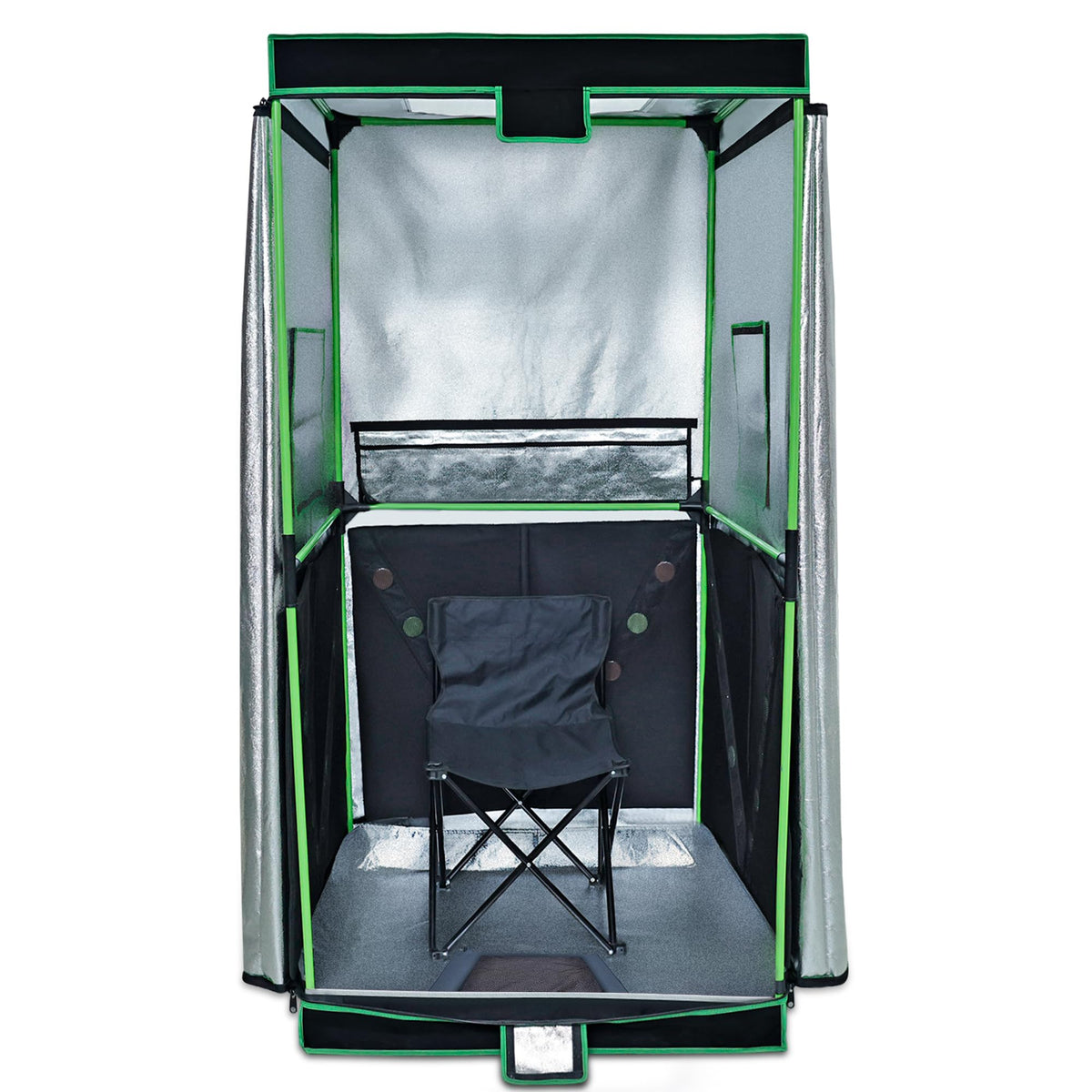 UTK Far Infrared Sauna, Full Size Portable Sauna with Natural Jade for Home Spa, One Person Infrared Sauna with Tourmaline Heating Foot Pad and Portable Sauna Chair for Relaxation Detox (104℉-141℉)