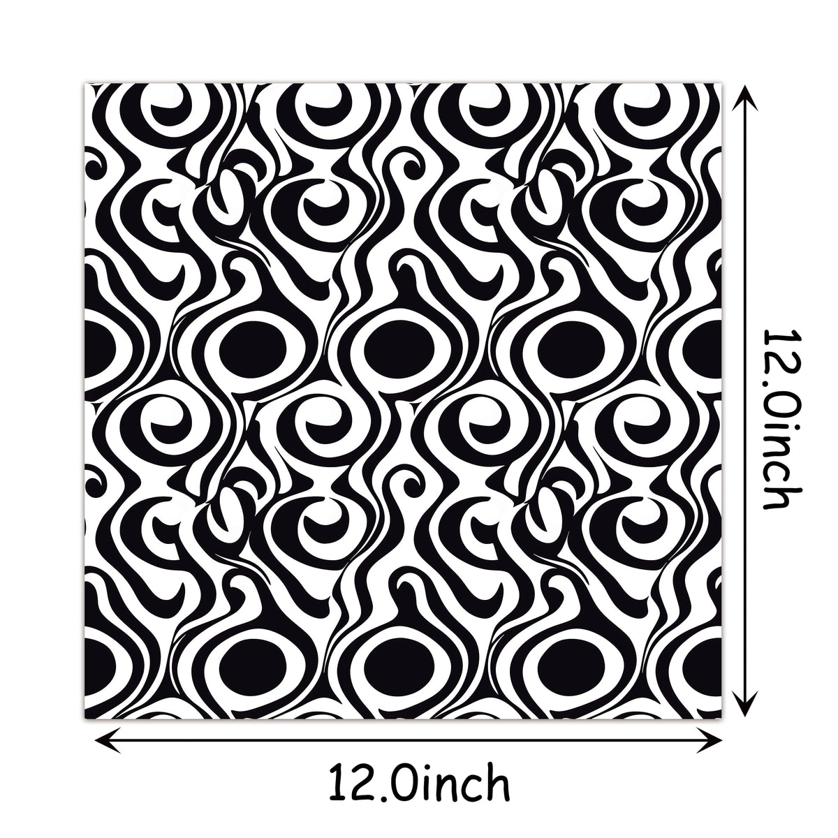 24 Sheets Black White Doodle Pattern Scrapbook Paper 12x12 Doodle Scrapbook Specialty Paper Black White Hand-Drawn Style Double-Sided Cardstock Pack for Scrapbooking Background Card Making Origami DIY