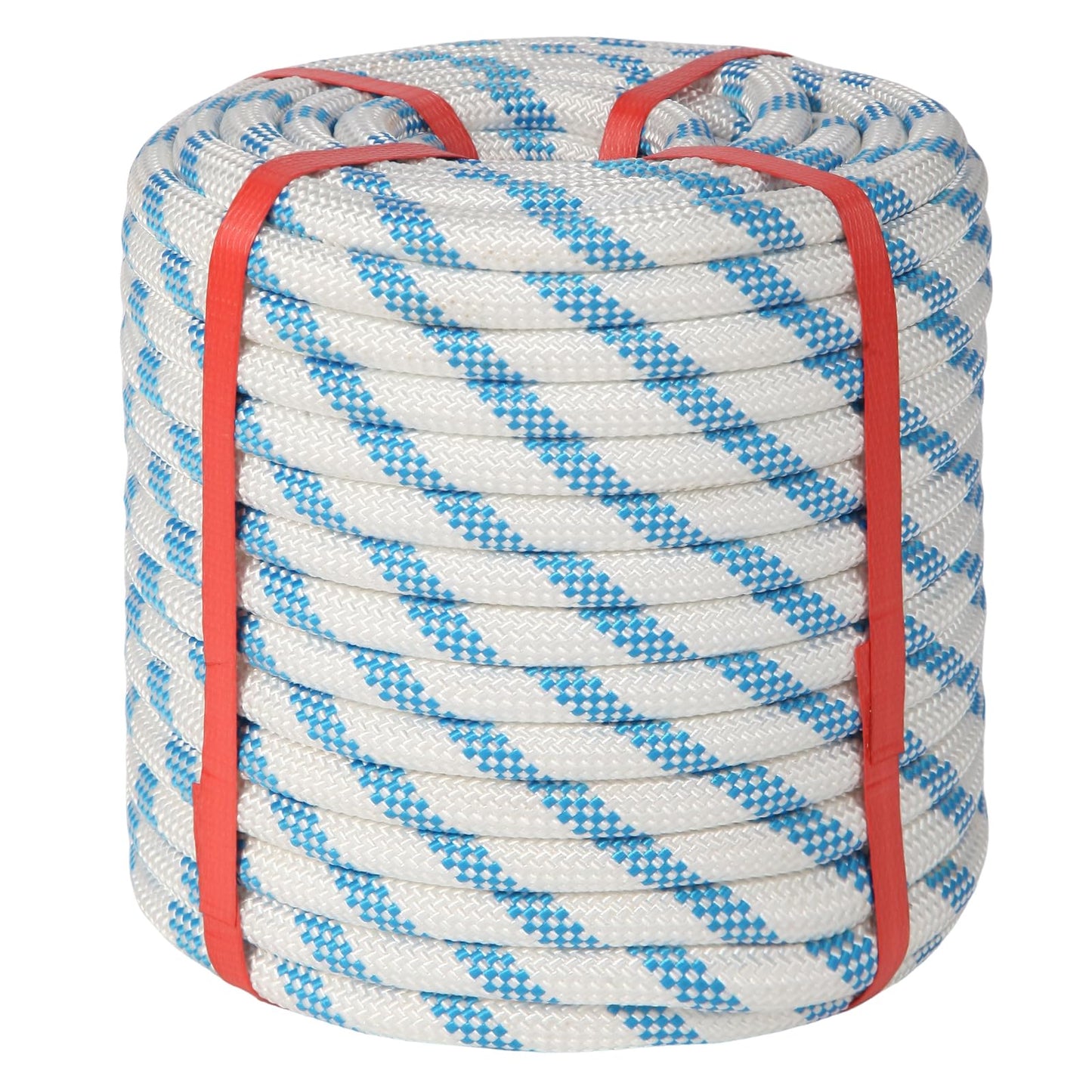 Double Braid Arborist Rope, 1/2 Inch x 100 ft, 9000 LBS Breaking Strength Heavy Duty Tree Climbing Rope, Outdoor Swing Rope for Trees, Climbing, Sailing & General Use