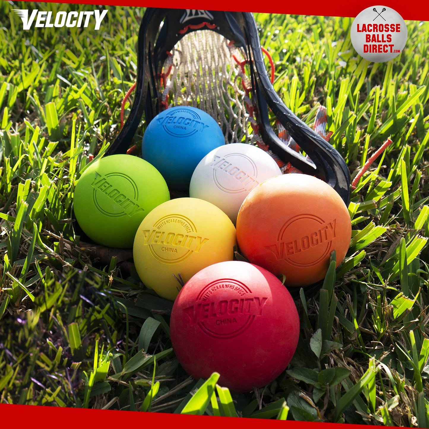 Velocity Practice Lacrosse Balls - 1, 2, 3, 6, 12, 18, 24, 36, 60 and 120 Packs - Official Size and Weight - Teal