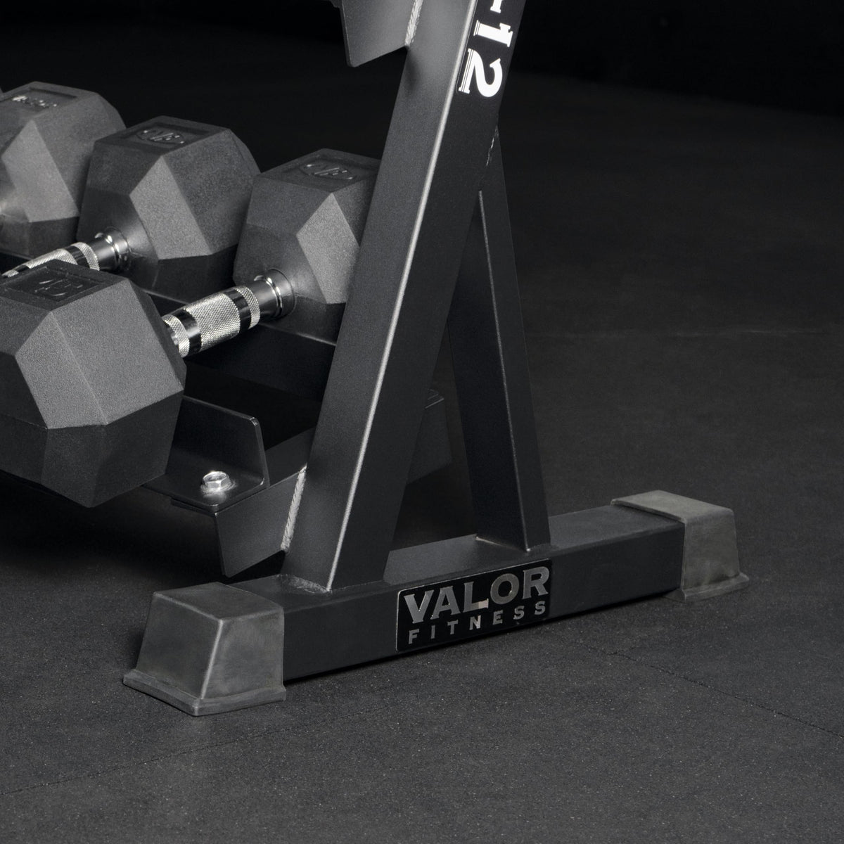 Valor Fitness 3-Tier Dumbbell Rack - Adjustable Weight Organizer Rack for Home Gym Dumbbell Storage Sports Equipment Organizer