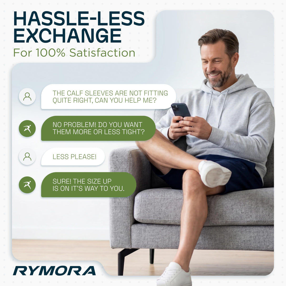 Rymora Calf Compression Sleeves Men Women Shin Splints Running (Pair) (Black) (XS)