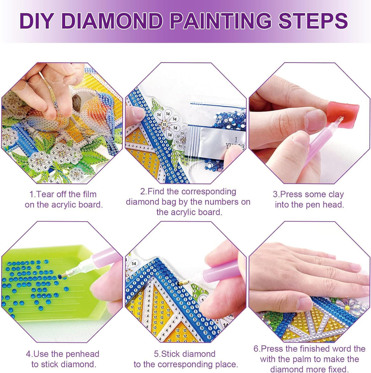 AIBOERL Diamond Art Hanging Kit for Adult,Special Shaped Rhinestone,Double Sided 5D DIY Acrylic Diamond Art Painting Window Pendants Home Garden Wall Hanging Kits Hanging Ornament (Turtles)
