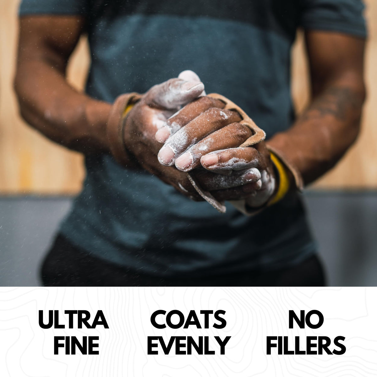 SURVIVOR Gym Chalk - Climbing Chalk, Lifting Chalk, Gymnastics Chalk - Pure Magnesium Carbonate Hand Chalk Powder, Weightlifting Chalk Gym - Rock Climbing Chalk for Weights (Chalk Ball, 2.3 OZ)