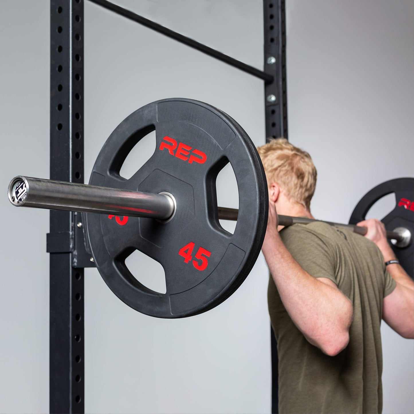 REP Rubber Coated Olympic Plates 10 lb Pair