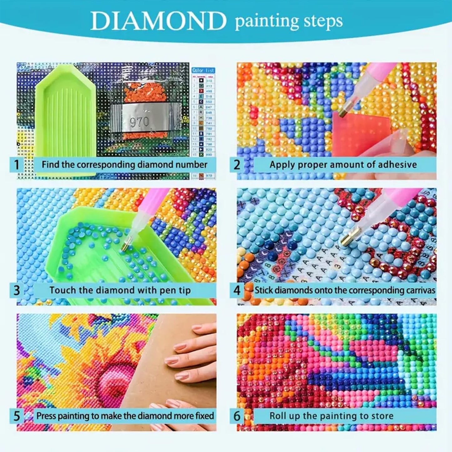 BYGFHLYW 5D Diamond Painting Kits for Adults Beginner, Sunset Landscape BeachDiamond Art Kits for Adults, Full Drill Round Gem Art Paint by Diamonds Dots Crafts Kits for Home Wall Decor 13.7x13.7inch
