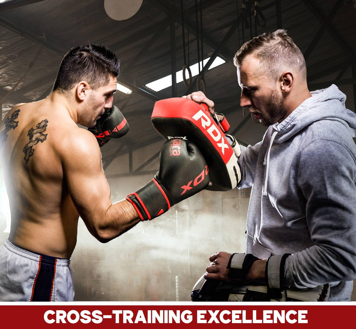 RDX Muay Thai Pad for Training, Curved Kickboxing Kicking Strike Shield, Coaching Kick Boxing, MMA, Martial Arts, Karate, Taekwondo, Punching, Foot, Knee and Elbow Target (One Pad Only)