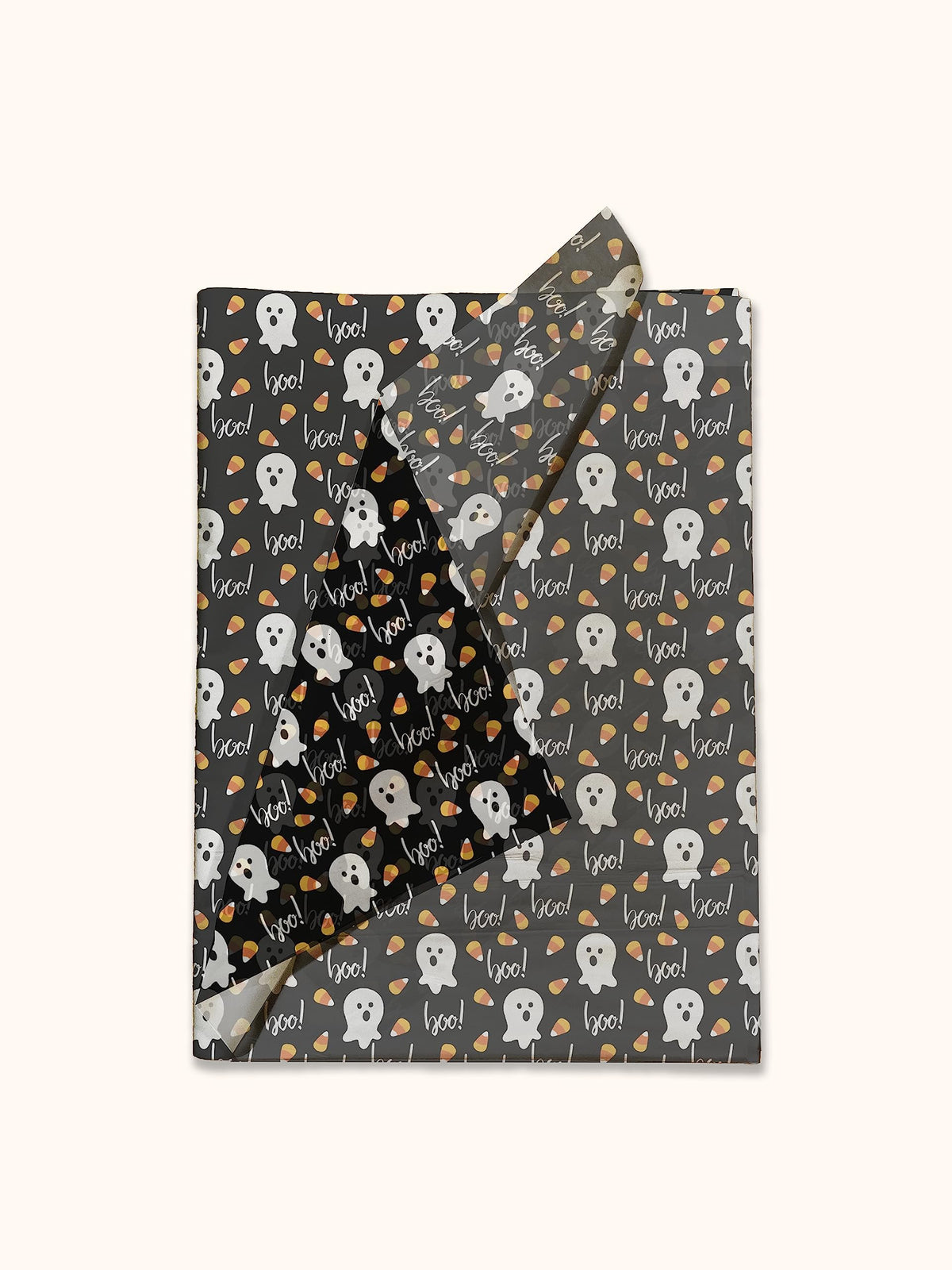 Halloween Ghosts Printed Tissue Paper for Gift Bags or Boxes and Wrapping - Bulk Fall Decorative Art Tissue Paper for Packaging and Gifting | 24 Sheets 20" x 30"
